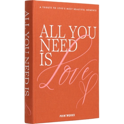 Printworks All You Need is Love Албум за снимки, оранжев (PW00767)