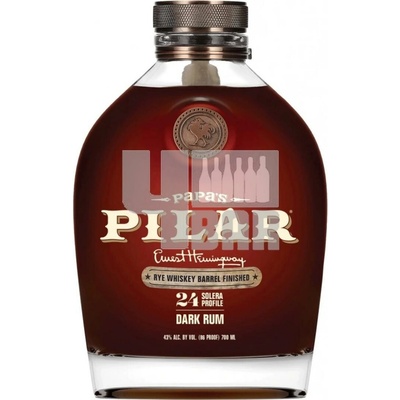 Papa’s Pilar 24 Rye Whiskey Barrel Finished 43% 0,7 l (holá láhev)