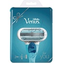 Gillette Venus Swirl holicí strojek + náhradní hlavice + gel na holení Satin Care 75 ml dárková sada