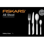 Fiskars Комплект прибори за хранене Fiskars All Steel, 16 части (FS 1054778DL)