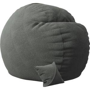 Pufrelax Комплект, Барбарон и декоративна възглавница 800л. , King Size XL - Smoke Grey, Перящ се калъф, Трансформира се в легло, Пълнеж с микс от мемори пяна и дунапрен, Гама Premium