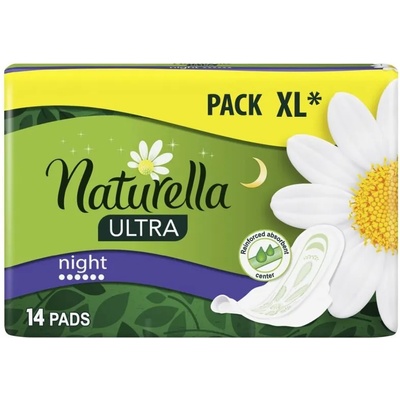 Naturella Ultra Night Camomile с крилца 14бр (7025е2е)