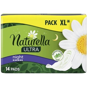 Naturella Ultra Night Camomile с крилца 14бр (7025е2е)