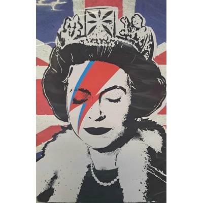 CMA Group Bansky pohľadnica Queen