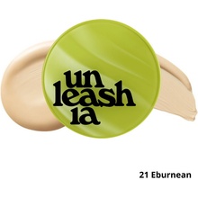 Unleashia Healthy Green Cushion SPF30/PA++ 21 Eburnean Saténový make-up v houbičce 15 g