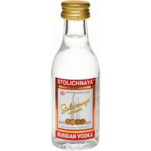 Stolichnaya 40% 0,05 l (čistá fľaša)