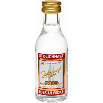 Stolichnaya 40% 0,05 l (čistá fľaša)