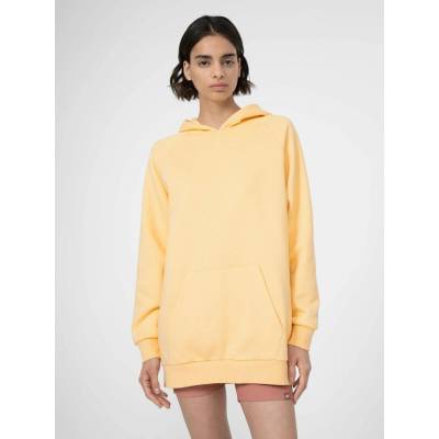 4F Women's cotton sweatshirt krémová