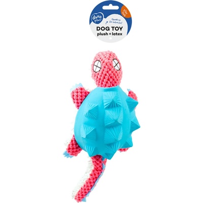 Duvo + pásovec modro růžový 34 cm