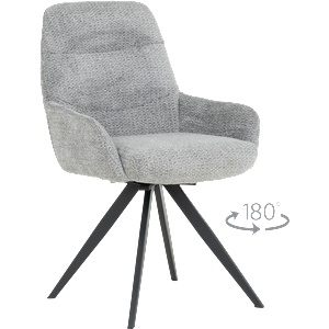 Carmen Трапезен стол ascot - сив b 90 - BestPC