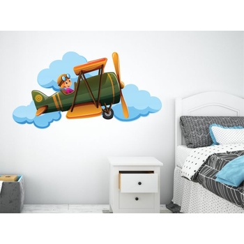 Самолет с малък пилот - 97х50 см (156311)