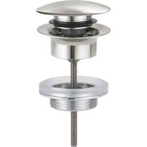 GROHE Selection Push-Open вентил за мивка, матиран хром Supersteel (65807DC0)