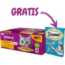 Whiskas Adult hydinový výber s kuracím morčacím hydinovým kačacím mäsom v želé 80 x 85 g