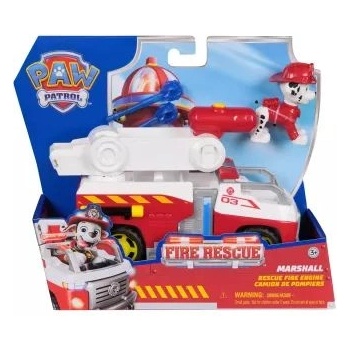 Spin Master Paw Patrol: Пожарна безопасност - автомобил на Маршал