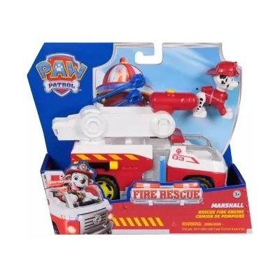 Spin Master Paw Patrol: Пожарна безопасност - автомобил на Маршал
