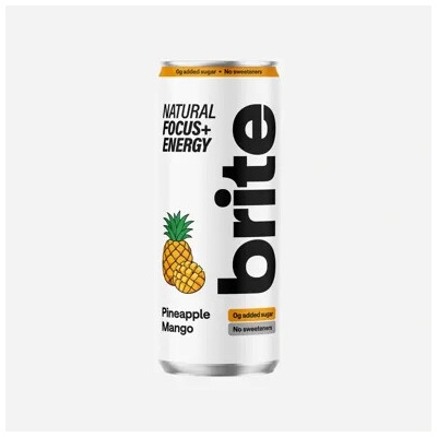 Brite Natural Focus Energy ananás a mango 330 ml