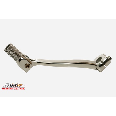 ACCEL páka řazení YAMAHA YZF 250 14-18, YZF 450 14-17, WRF 250 14-19, WRF 450 16-18 hliníková barva stříbrná