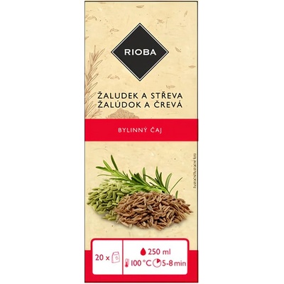 RIOBA Čaj žaludek a střeva 30 g