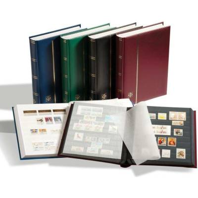 Leuchtturm Zásobník na známky COMFORT - A4, 64 str., bílé listy zelený