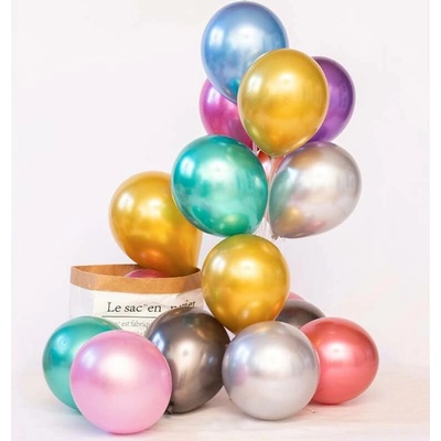 Cakesicq Latexové balóniky metalické 30cm