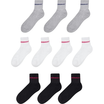Image 1 of Donnay Юношески чорапи Donnay 10 Pack Quarter Socks Junior - Multi Asst