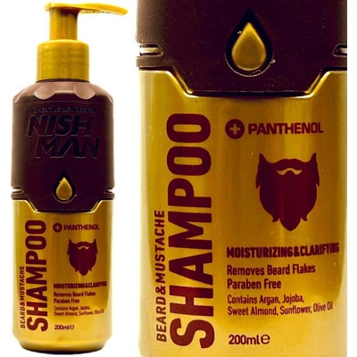 Nishman šampon na vousy 200 ml – Sleviste.cz