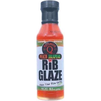 Kosmo´s Q BBQ grilovací omáčka Peach Habanero sauce 439 g