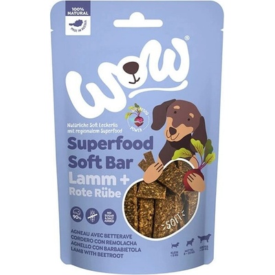 WOW Superfood měkké proužky jehněčí s řepou 150 g