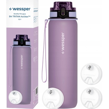 Wessper B4 Tritan Actitex 0,5 l fialová