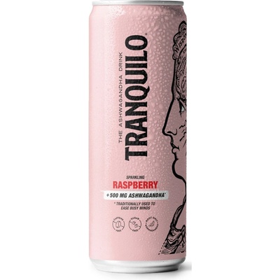 Tranquilo Ashwagandha drink Malina 330 ml