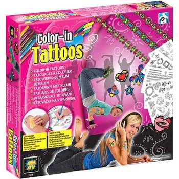 Vybarvovací tetování pro holky
