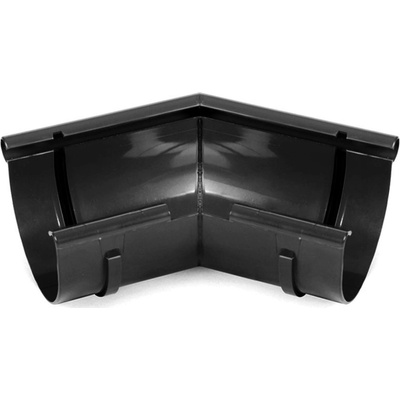 Bryza PVC Vnútorný roh akýkoľvek uhol 125 mm čierna