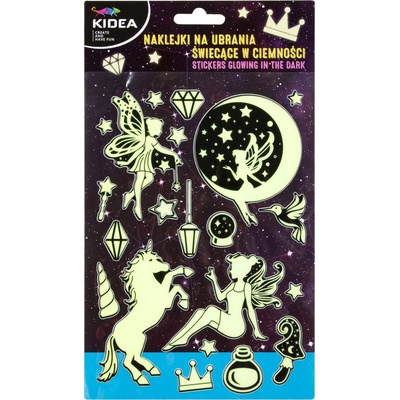 Kidea nálepky svietiace v tme