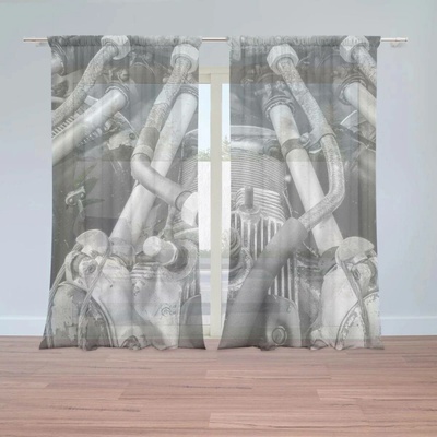 Sablio Záclony Motor: 2ks 150x250cm