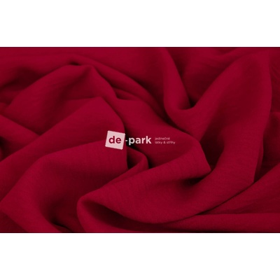 de-park Mačkaná pružná viskoza - třešňová