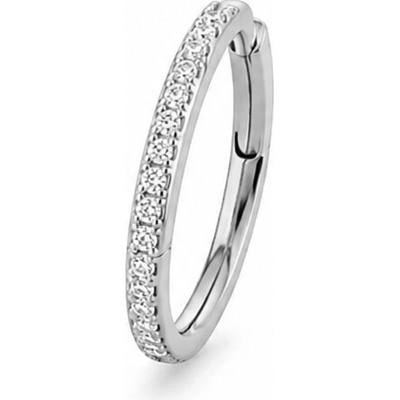 ORNAMENTI Piercing do nosu se zirkony silver SA800019