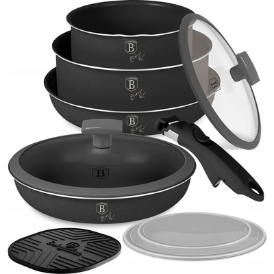 BerlingerHaus Sada hrnců 9dílná BH8256 Antracit – Hledejceny.cz