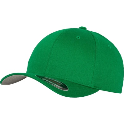 Flexfit Flexfit 6277 vlněná česaná 6 panelová COT556277x9212-pepper gree Zelená