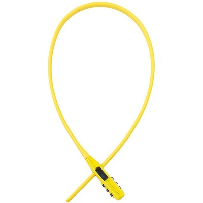 OXFORD zámek zdrhovací na přilby a příslušenství COMBI ZIP LOCK (žlutý)