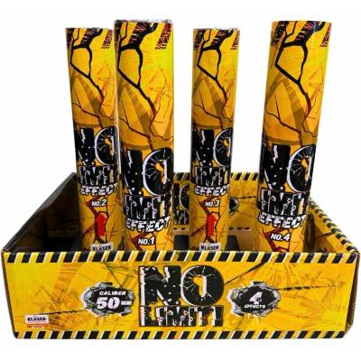 Klasek pyrotechnics guľové pumy v mažiare no limit f2 50 mm 4 ks