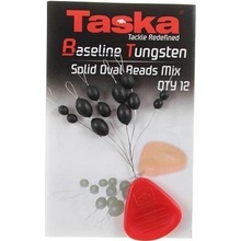 Taska Tungsten Set oválných korálků 4,6,8mm 4ks