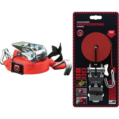 Quickloader Popruh dvoudílný s ráčnou a magnetem Hybrid 900 kg 5 m x 25 mm