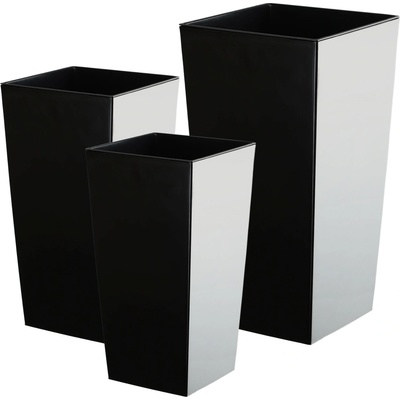 Kadax Kvetináč 29 x 29 x 57,5 cm plast čierny