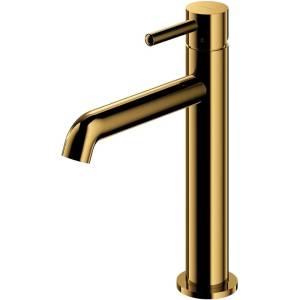 Omnires Смесител за мивка едноръкохватков Omnires Y, гланцирано злато (Y1212CGL)