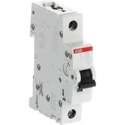 ABB Автоматичен прекъсвач ABB S201-C32 - 1 P, 32 A, 6 kA (2CDS251001R0324)