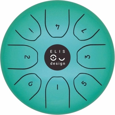 ELIS DESIGN Kovový bubienok Drumboo malý mätový