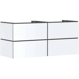 Hansgrohe Xilesa E - Шкаф за мивка, 62x138x55 см, 4 чекмеджета, матово бяло 54305700 (54305700)