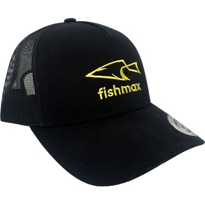 FISHMAX s logom Čierna Žltá