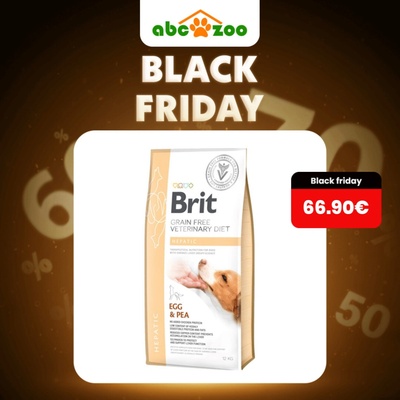 Brit Veterinary Diets GF Dog Hepatic 12 kg