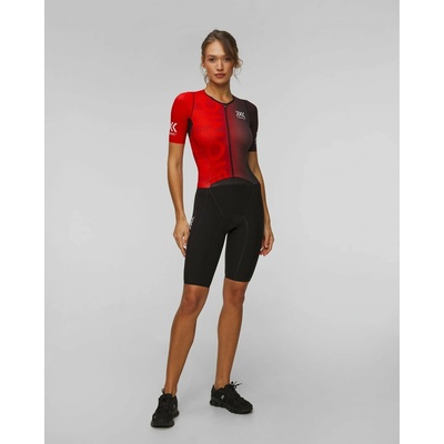 X-Bionic DRAGONFLY TRISUIT 5G dámska kombinéza červená/čierna